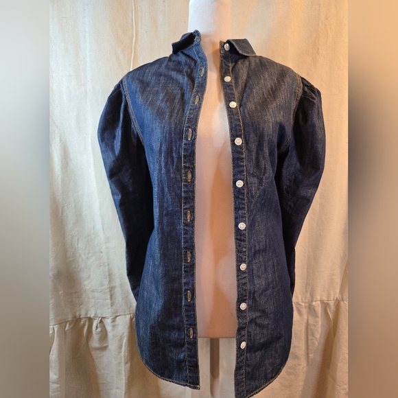 Veronica Beard Tops - Veronica Beard Blue Denim Blouse